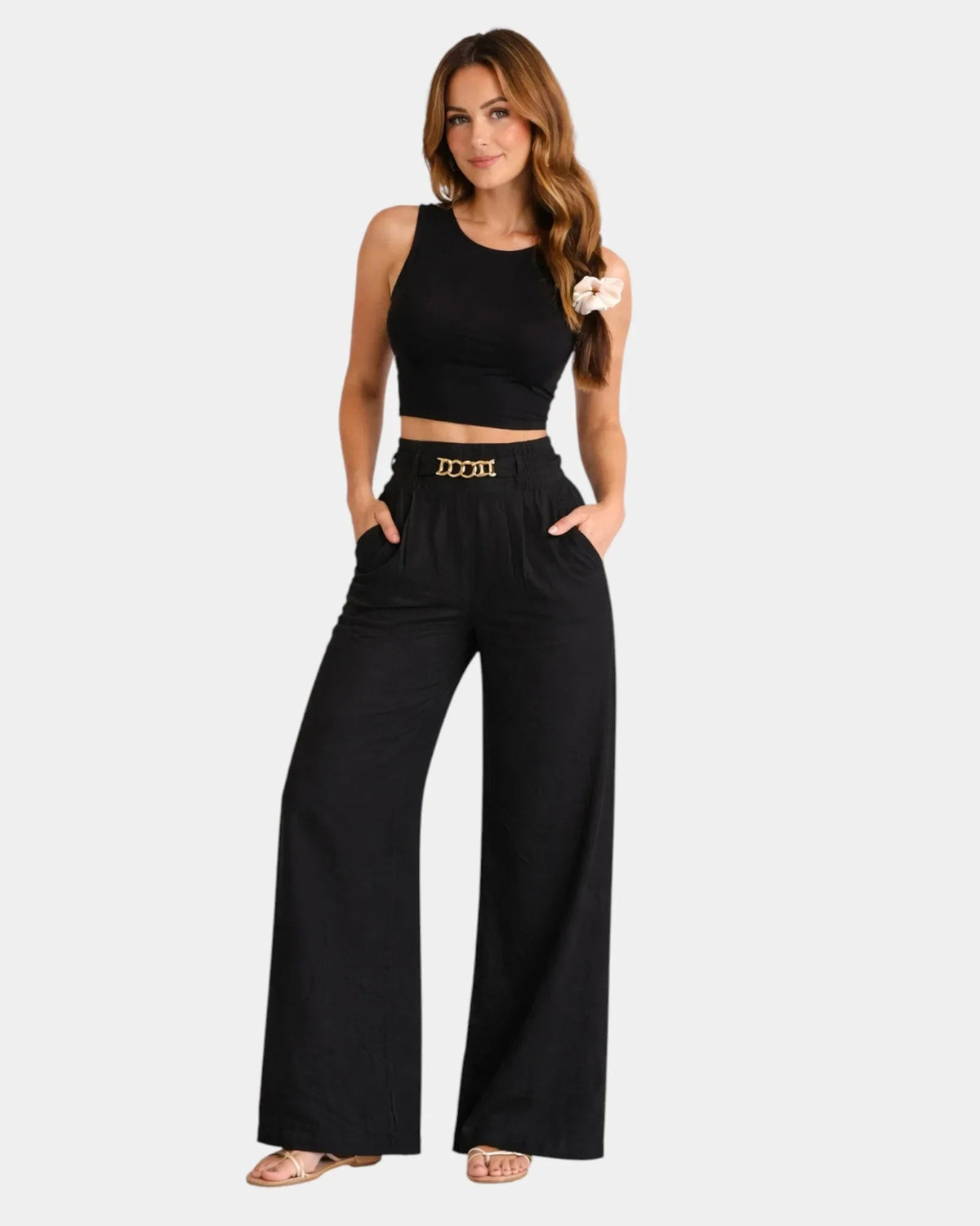 Audrey | Elegante wijde broek