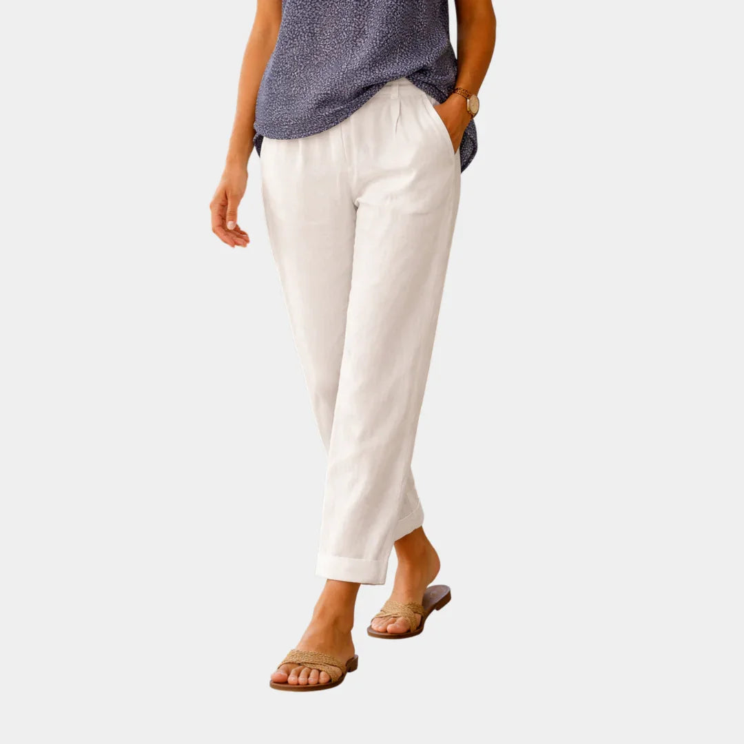 Julienne | Elegante lichte broek