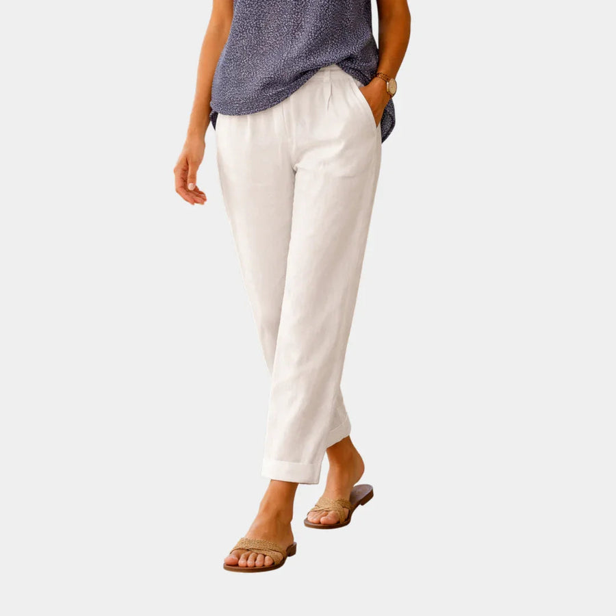 Julienne | Elegante lichte broek