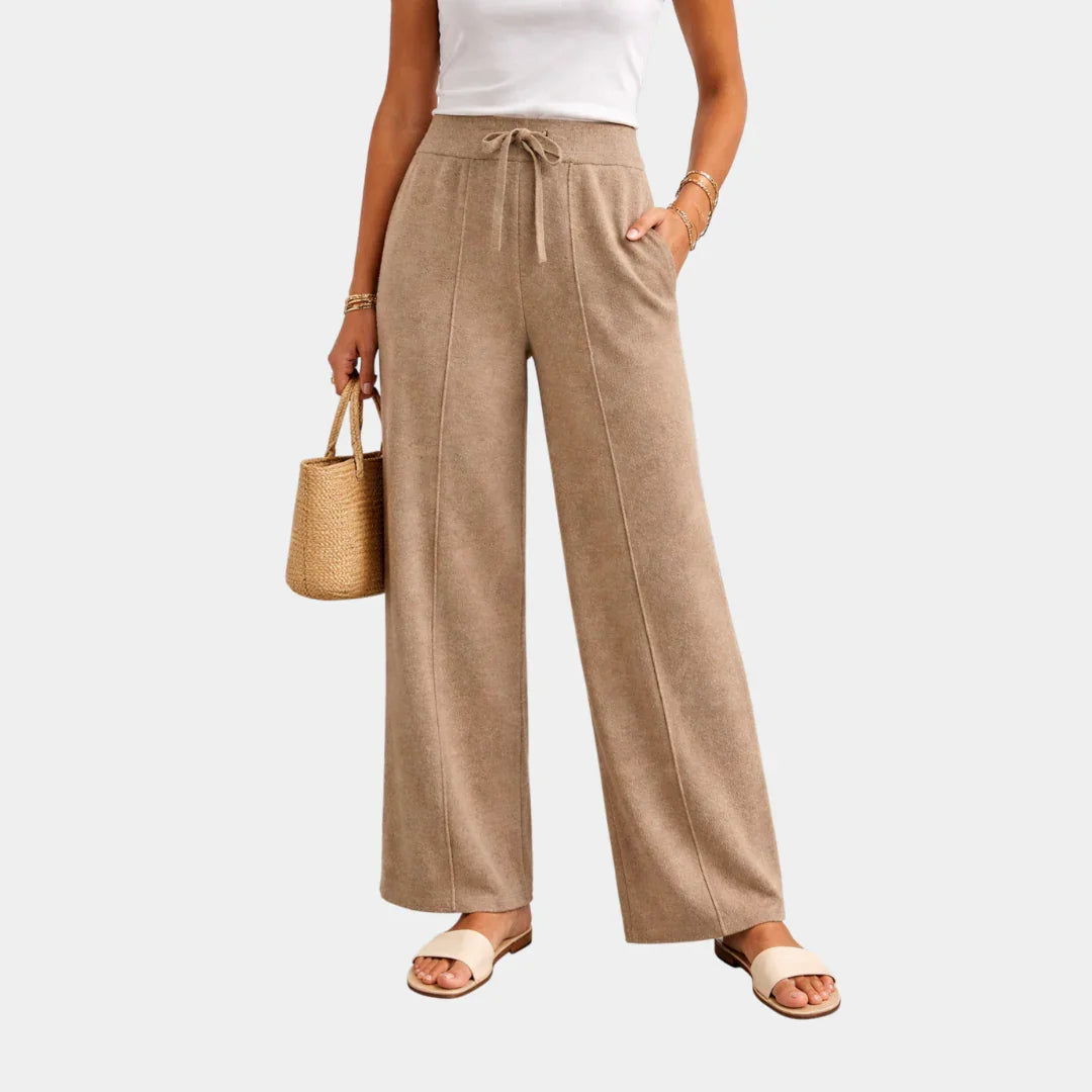 Ewa | Pantalon van pure merinowol
