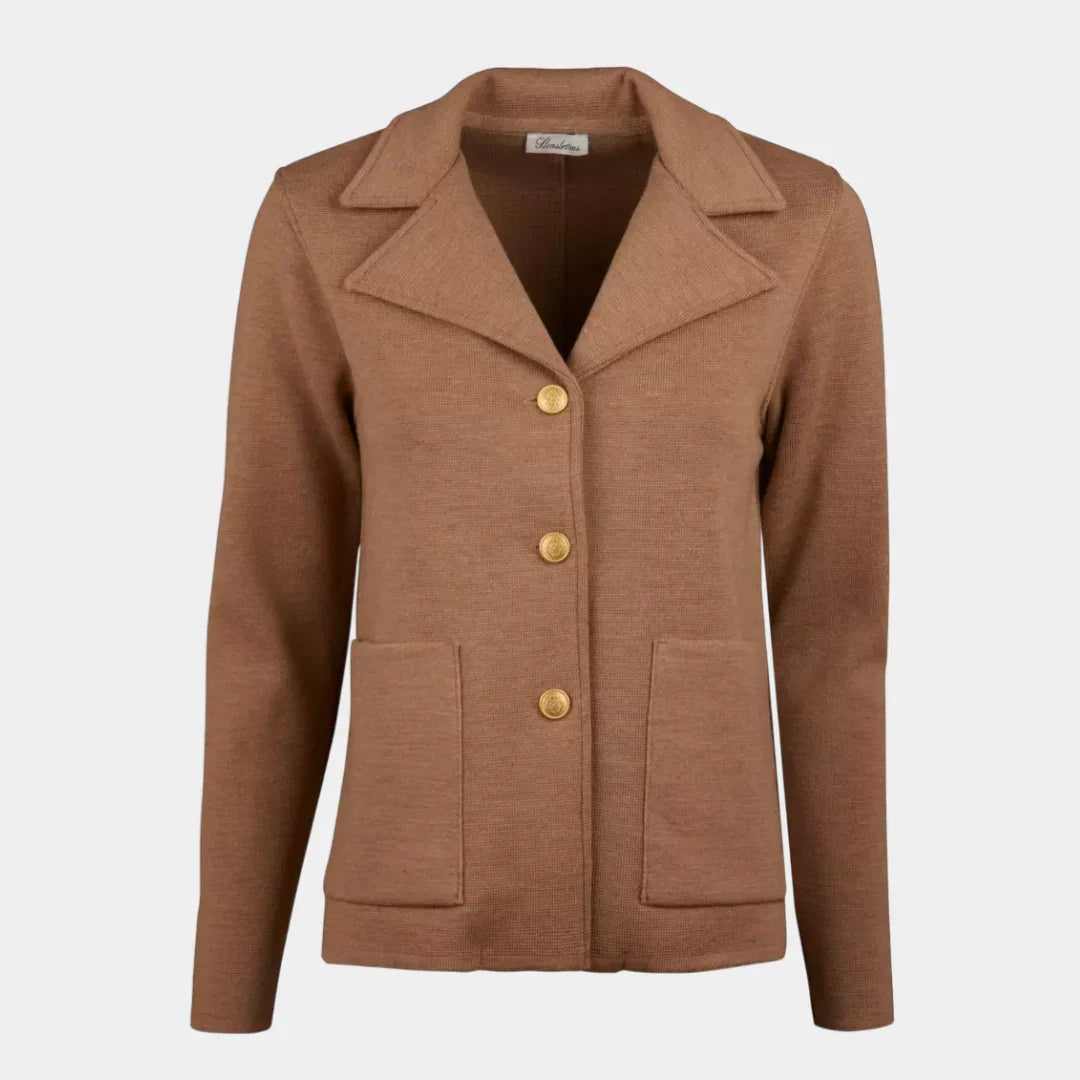 Celine | Vest van Merinowolbreisel