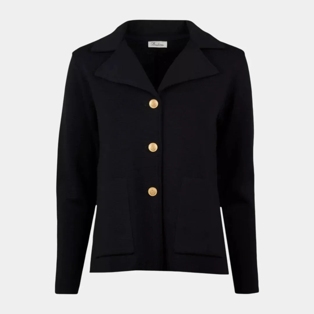 Celine | Vest van Merinowolbreisel