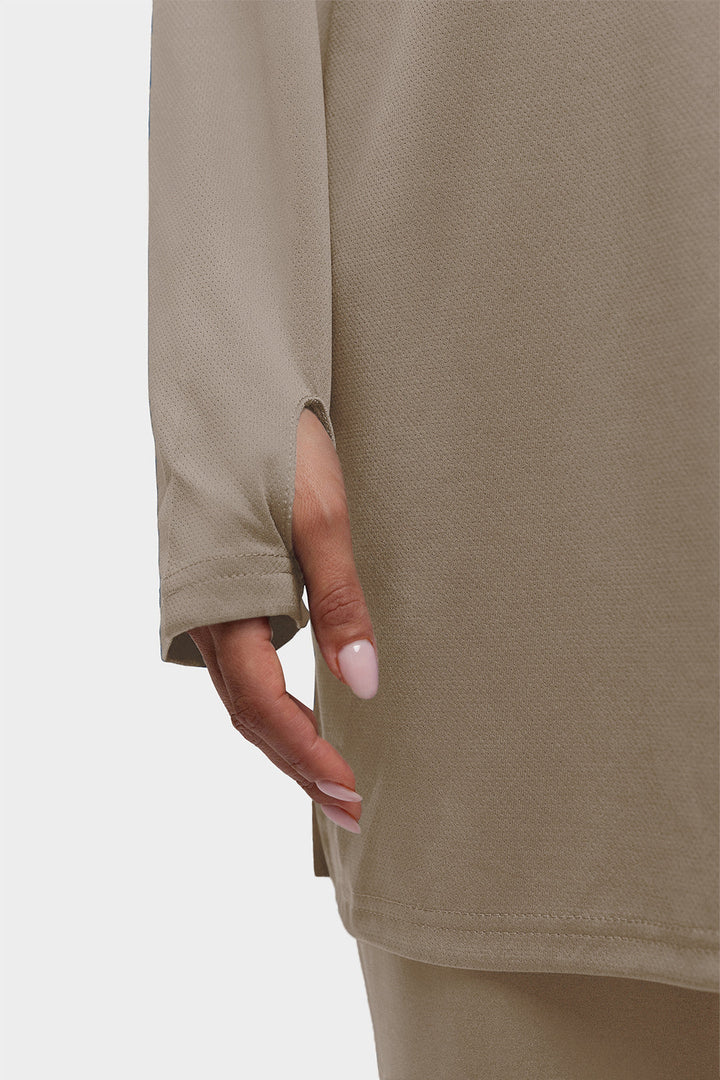 Hijab Top Soft Taupe