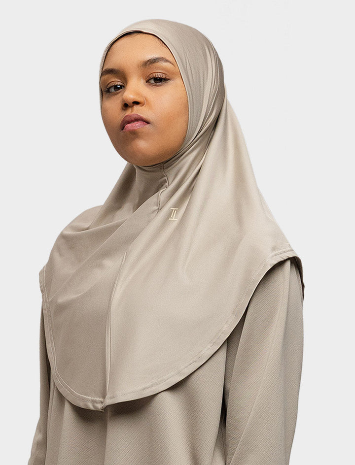 Sports Hijab Soft Taupe