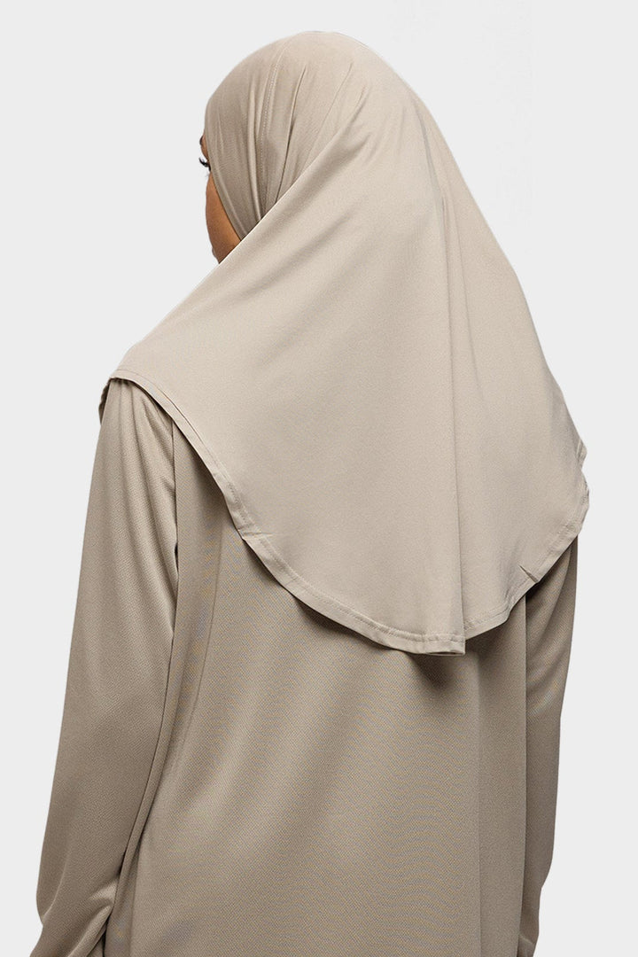 Sports Hijab Soft Taupe