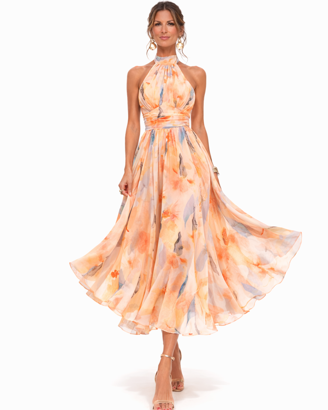Aurora Halterjurk | Tijdloze elegantie in luxueus satijn