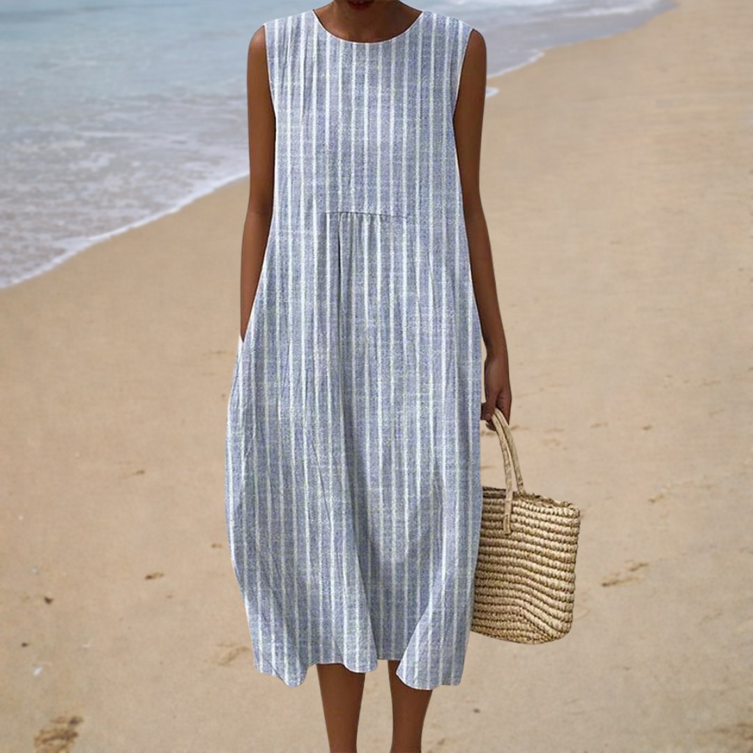 Anaïs | Gestreepte strandjurk