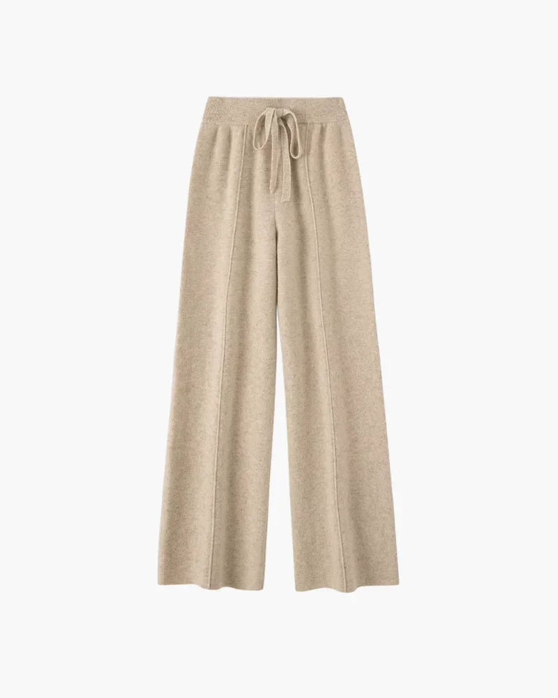 Ewa | Pantalon van pure merinowol
