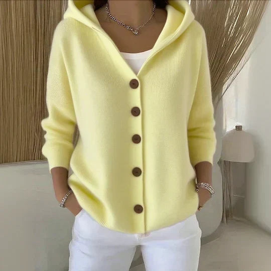 Rocío | Gebreid vest met capuchon