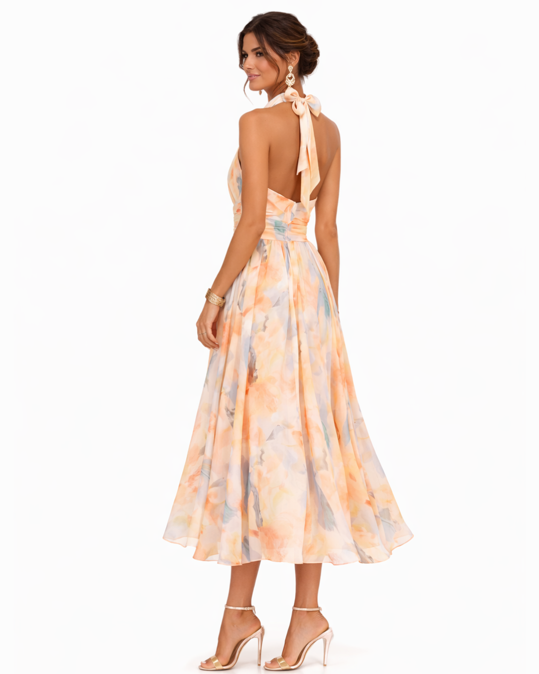 Aurora Halterjurk | Tijdloze elegantie in luxueus satijn