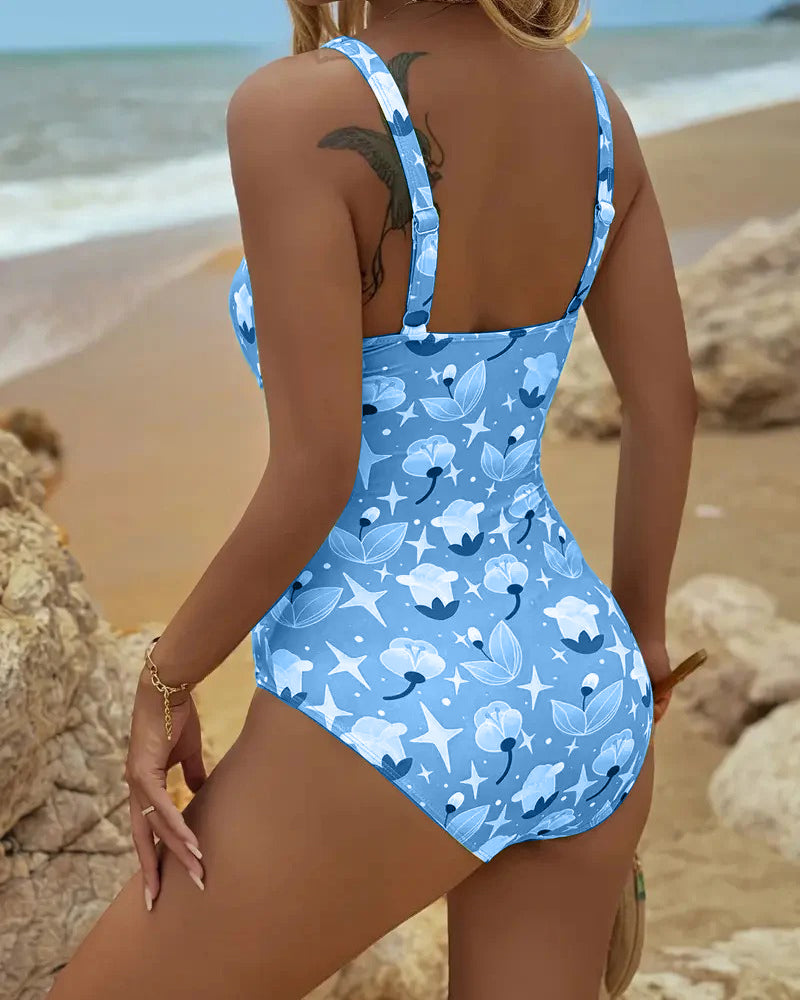 Badpak met print en hemdjesmodel