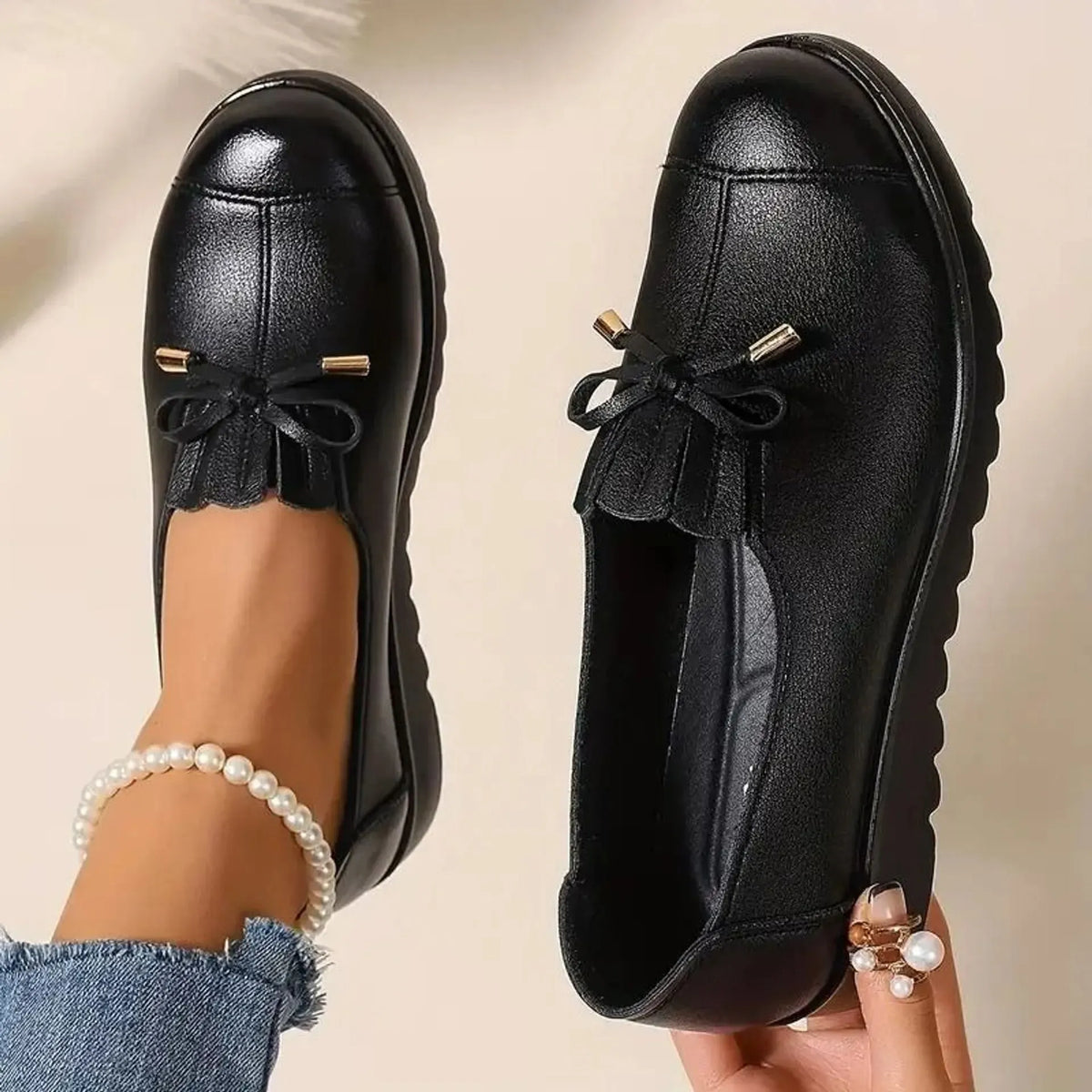 Irène | Mocassins à plateforme