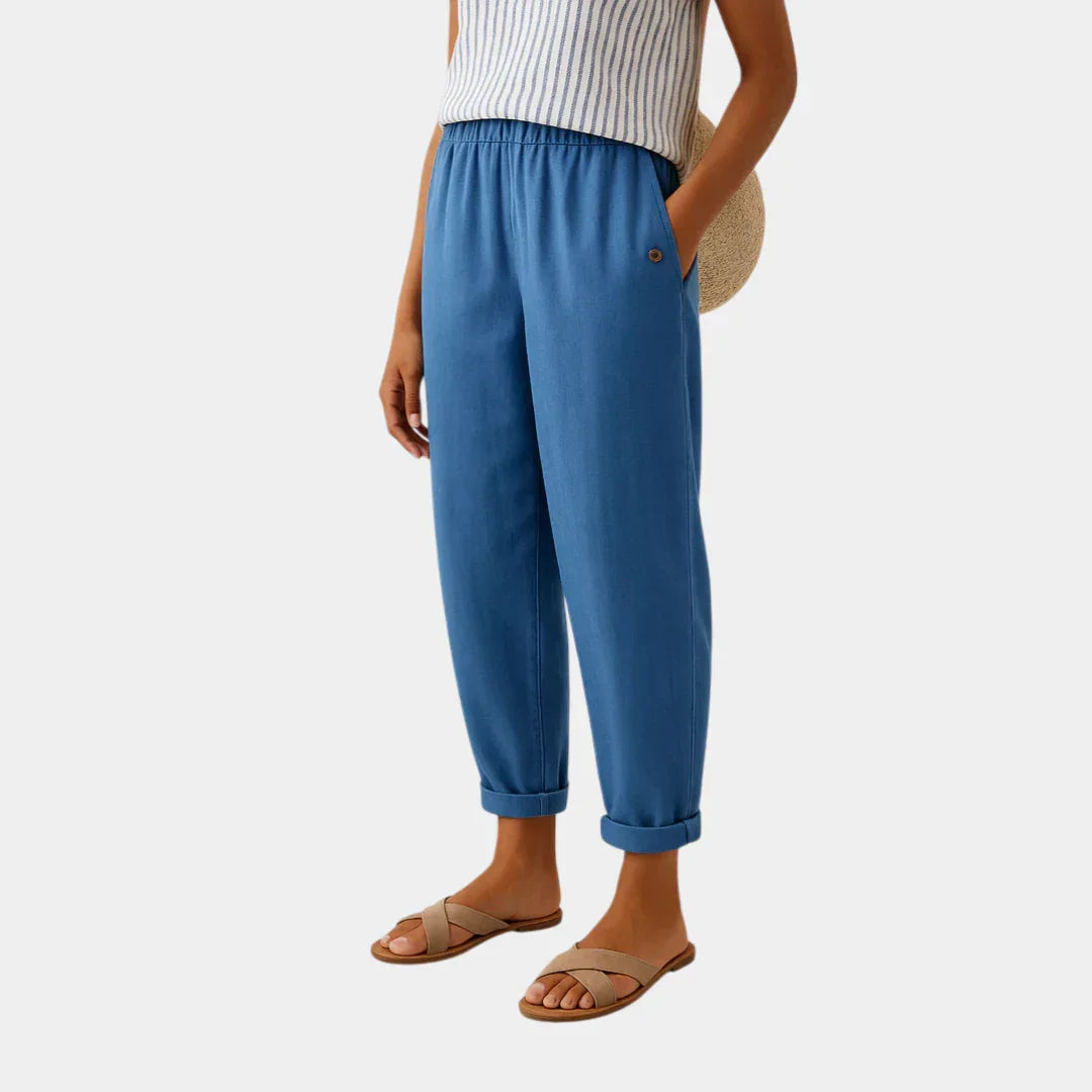 Florence | Comfortabele broek met linnen-look