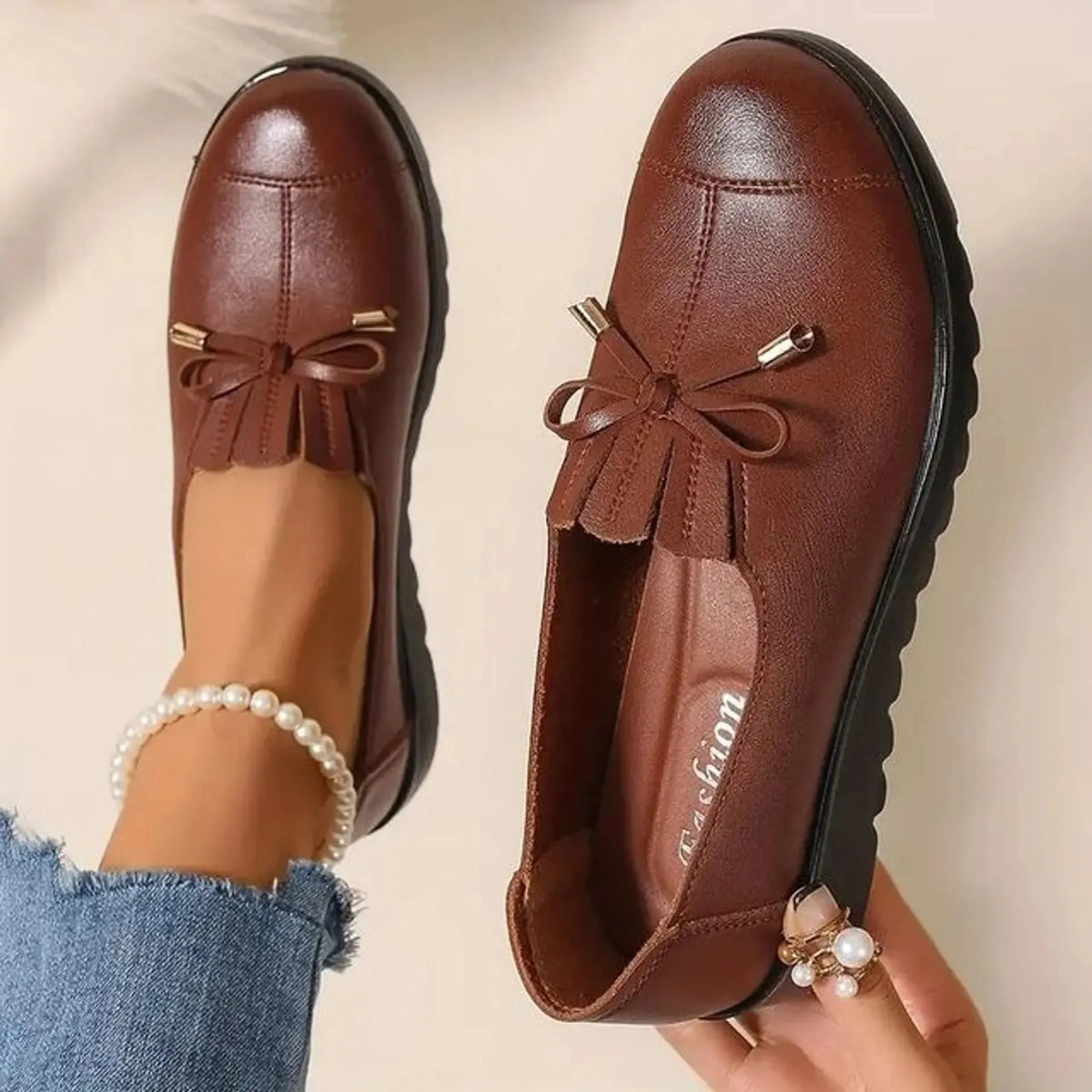 Irène | Mocassins à plateforme