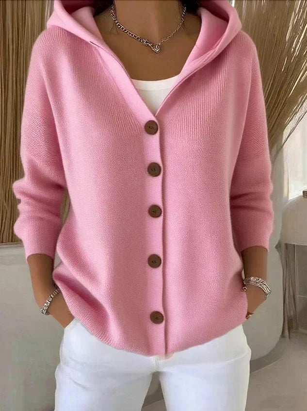 Rocío | Gilet en Maille à Capuche