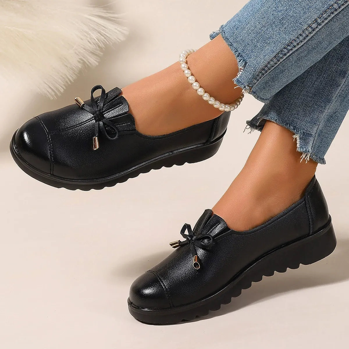 Irène | Mocassins à plateforme