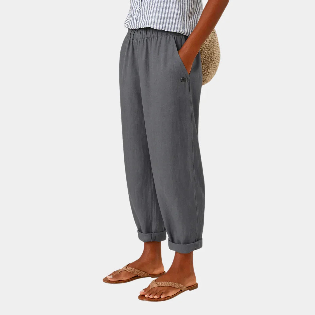 Florence | Comfortabele broek met linnen-look