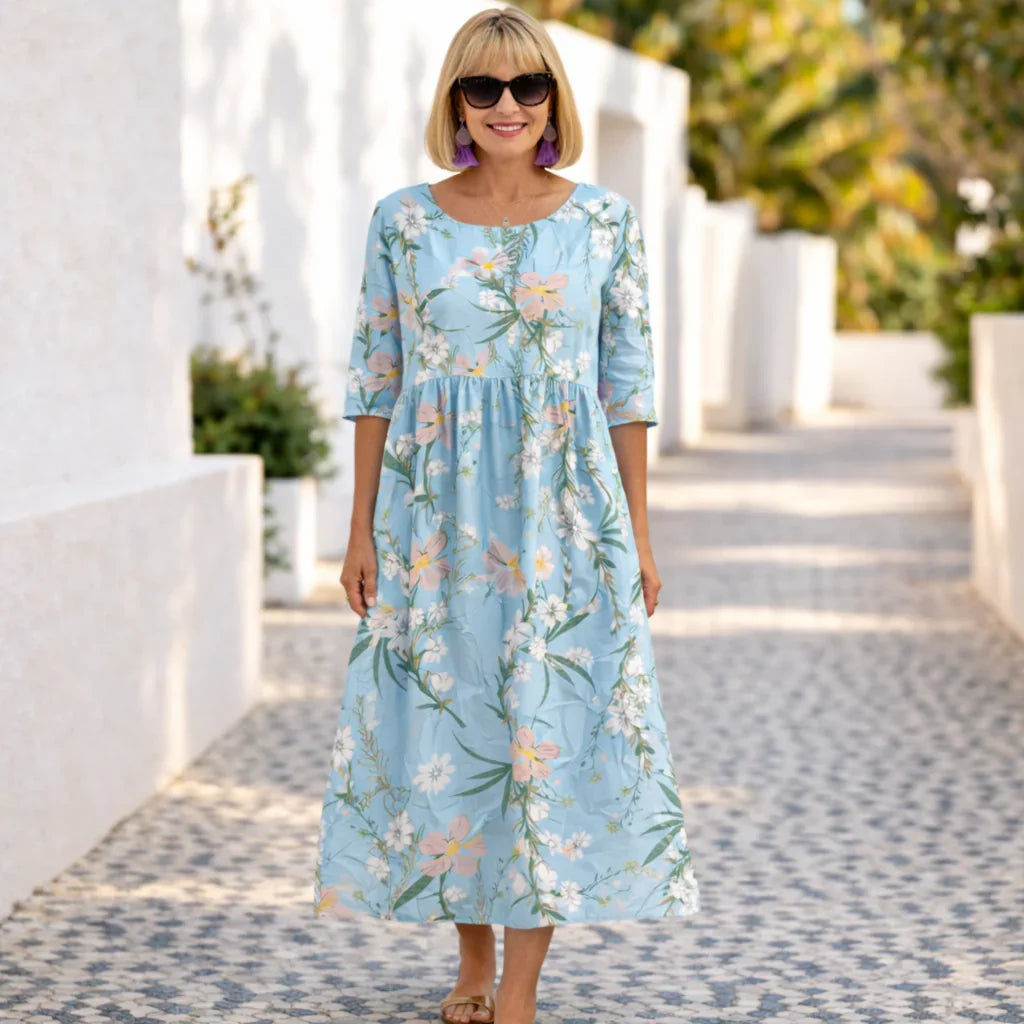 Mary | Zomerse bloemenjurk