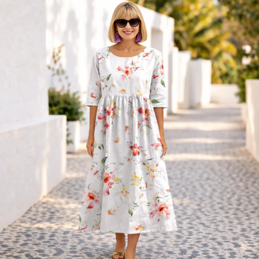 Mary | Zomerse bloemenjurk