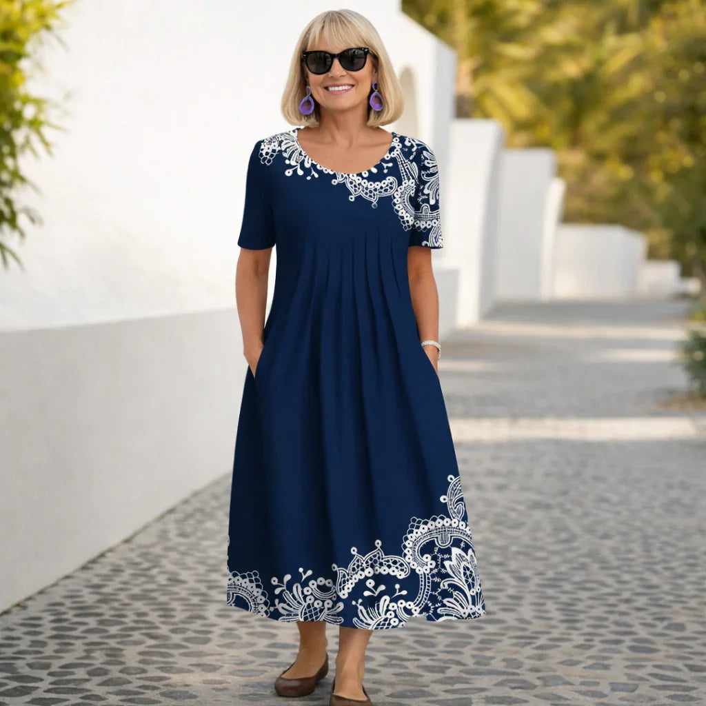 Robin | Midirok met bloemenprint