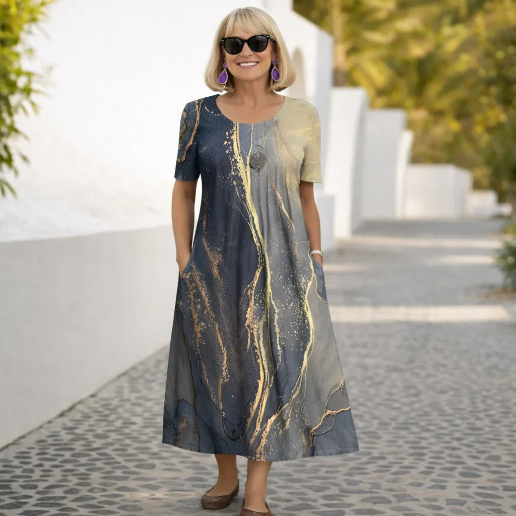 Robin | Midirok met bloemenprint