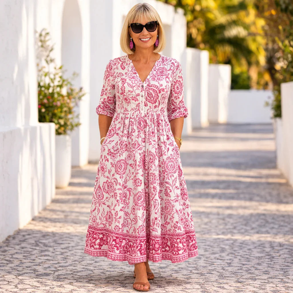 Elly | Elegante bloemenjurk met een luchtige uitstraling