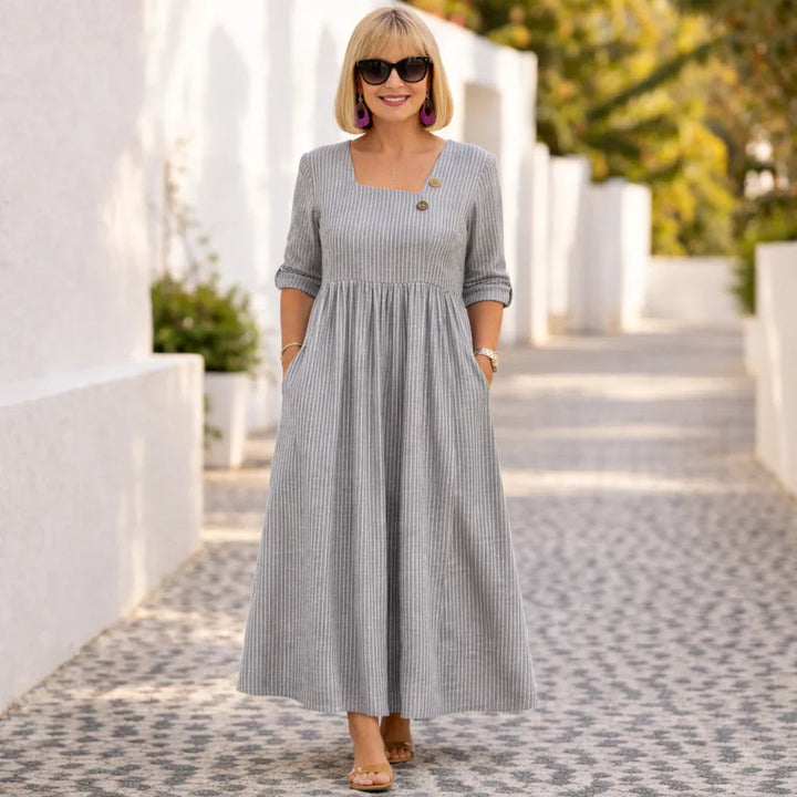 Solange | Robe Midi Élégante