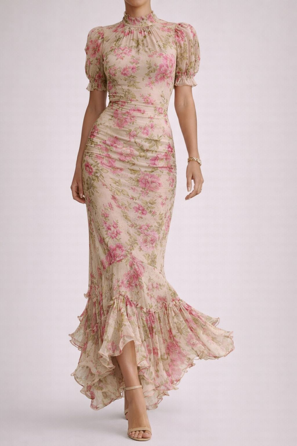 Fiora – Romantische Lange Jurk