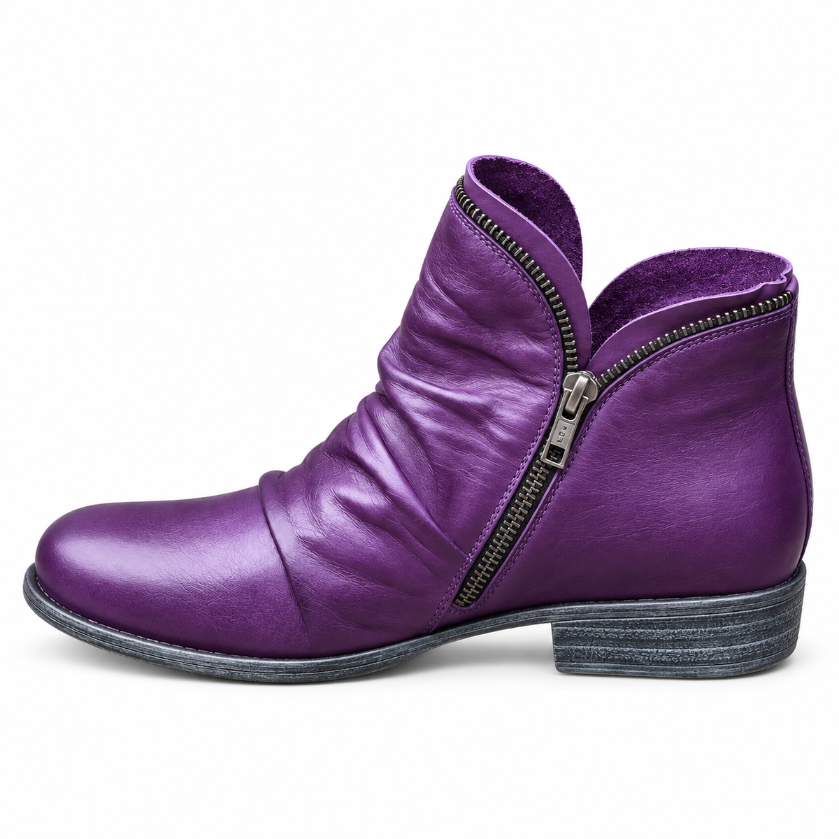 Suzanne | Bottines texturées à petit talon