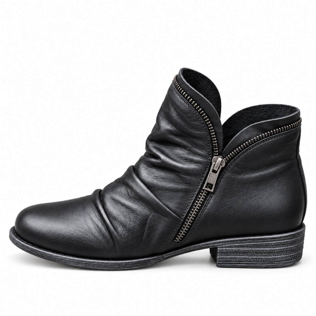 Suzanne | Bottines texturées à petit talon