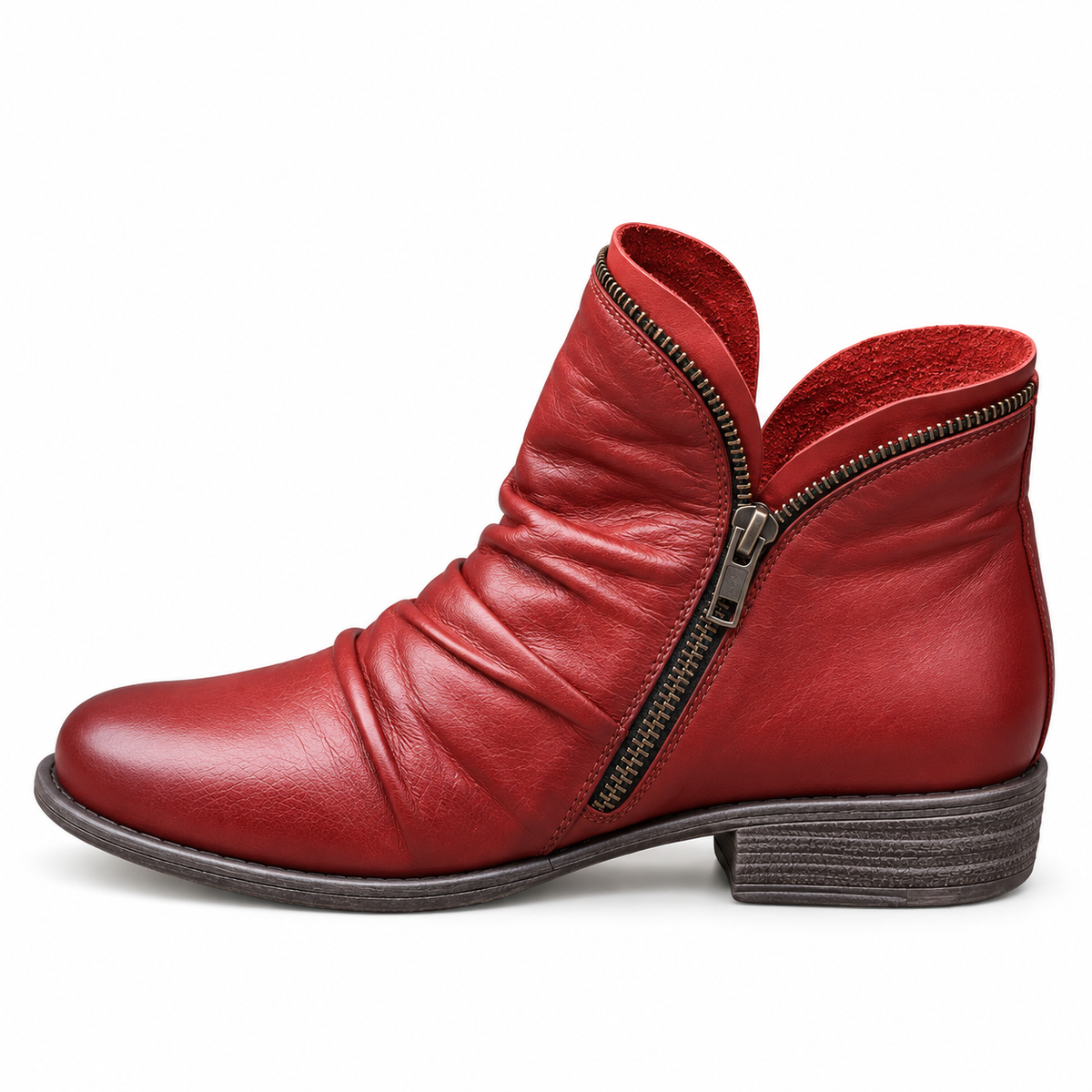 Suzanne | Bottines texturées à petit talon
