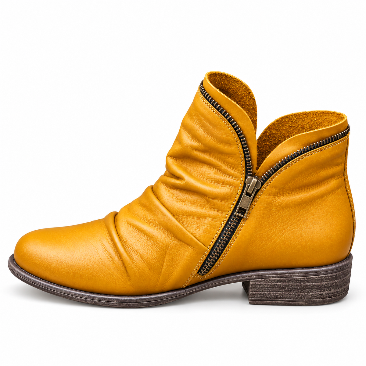 Suzanne | Bottines texturées à petit talon