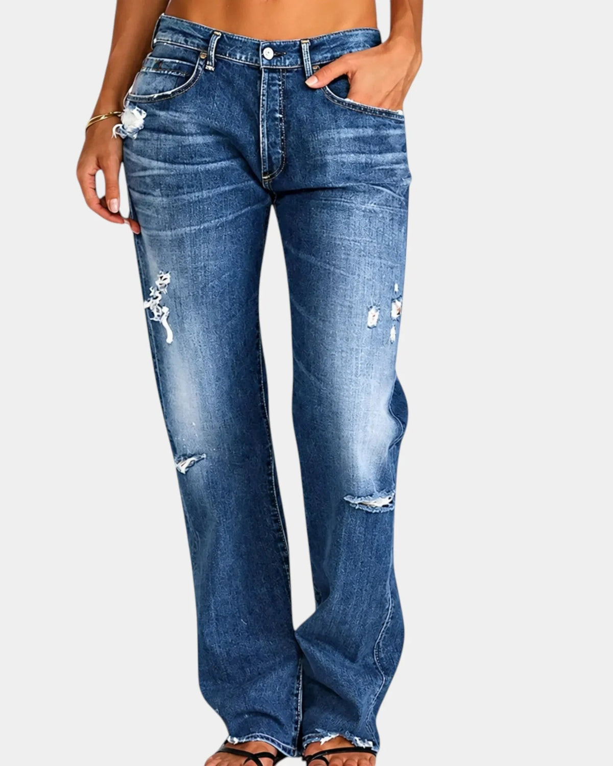 Lucie | Wijde jeans