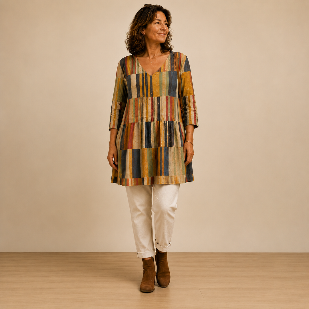 Chloé | Longue Blouse avec Col en V