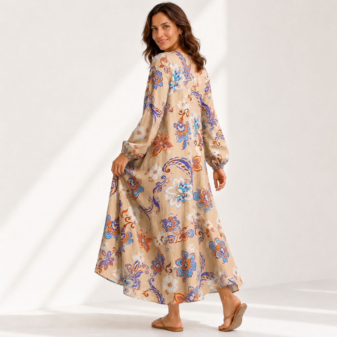 Serena | Robe oversize en lin