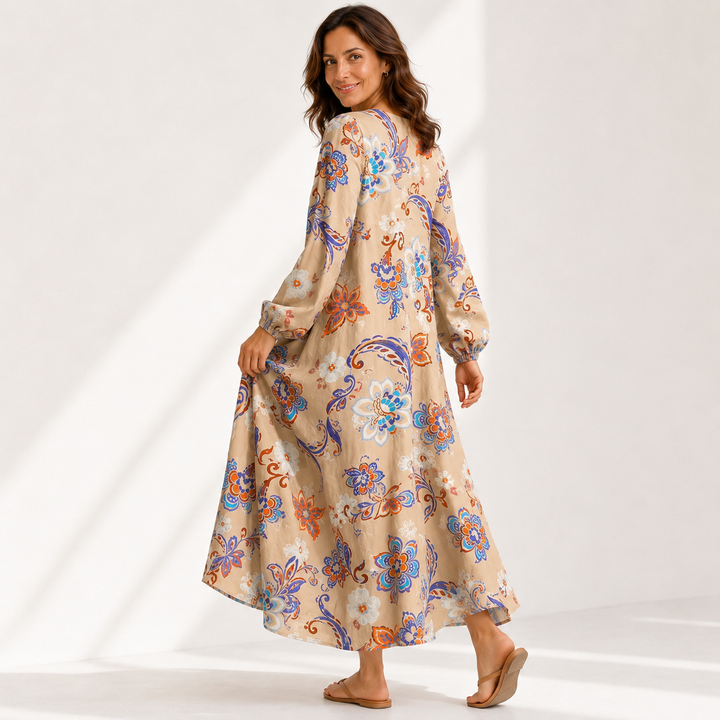 Serena | Robe oversize en lin
