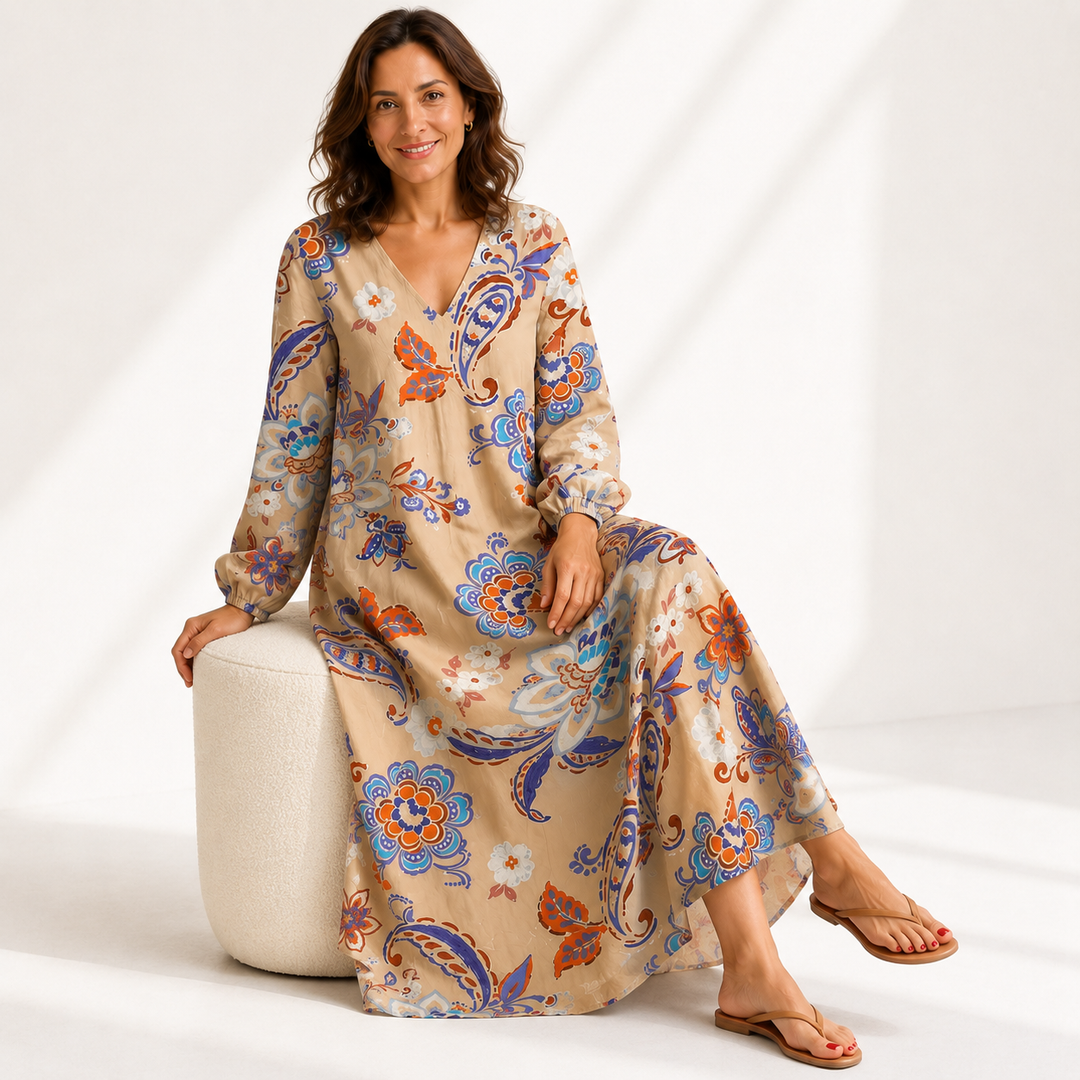 Serena | Robe oversize en lin