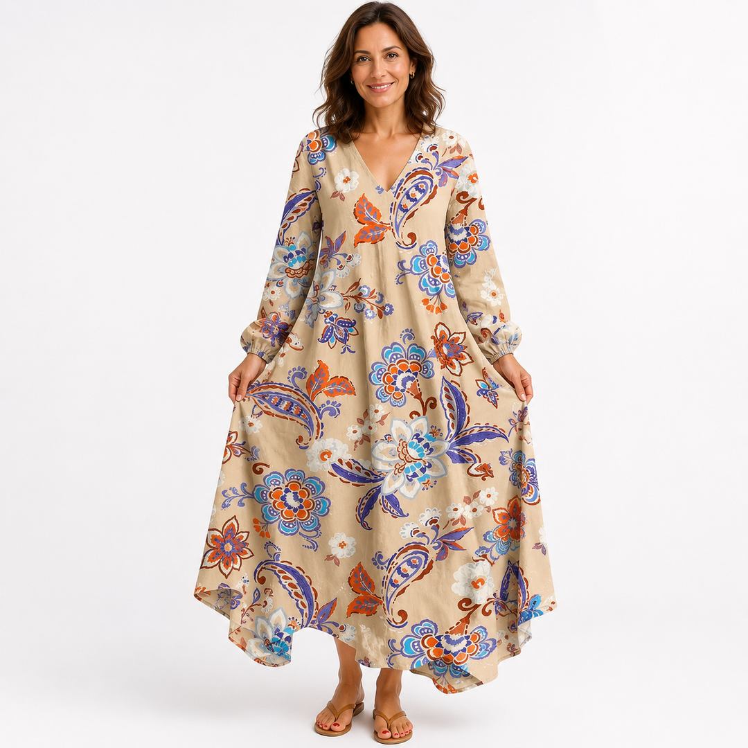 Serena | Robe oversize en lin