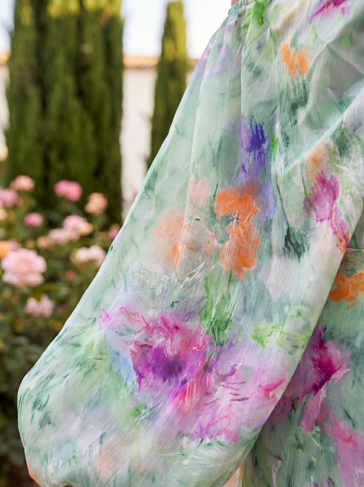 Elegante Lindaraja-jurk van luxe stof – Maison Claire et Sylvie
