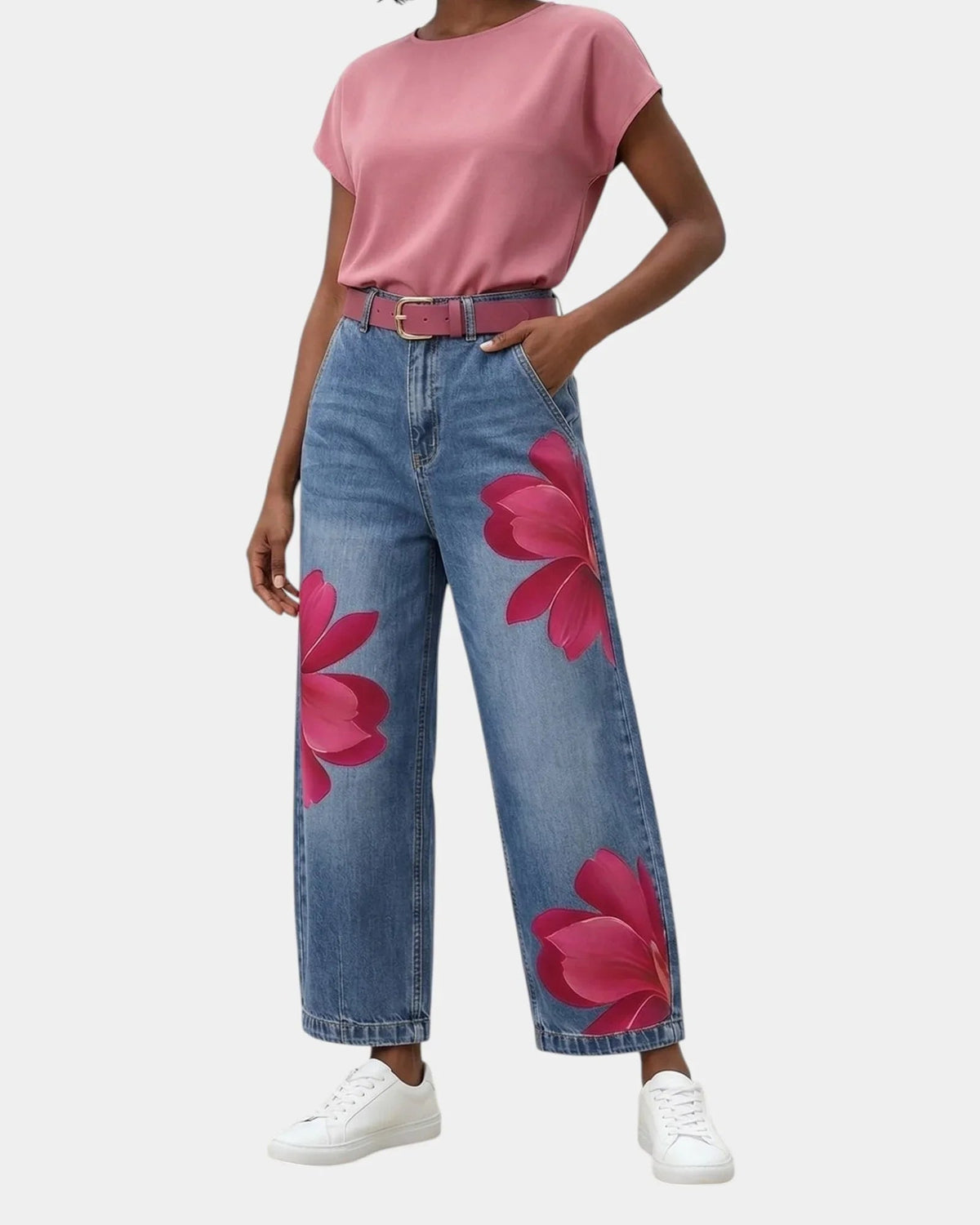 Chérine | Elegante bloemenbroek