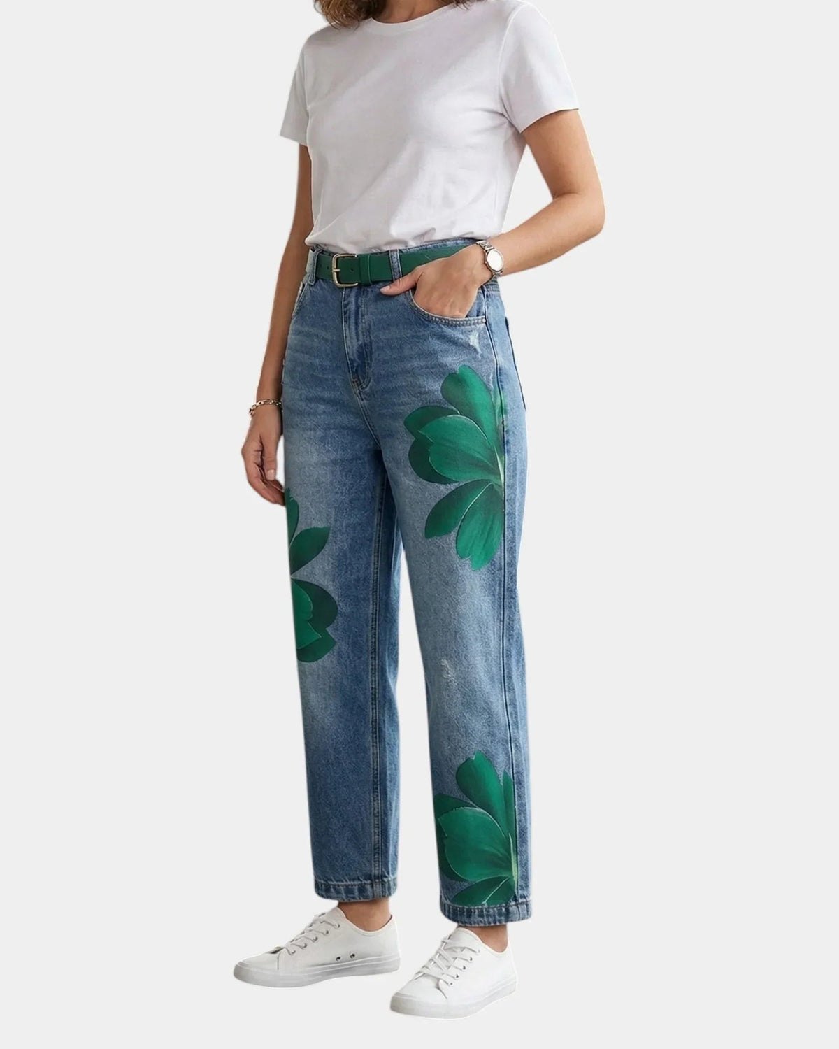 Chérine | Elegante bloemenbroek