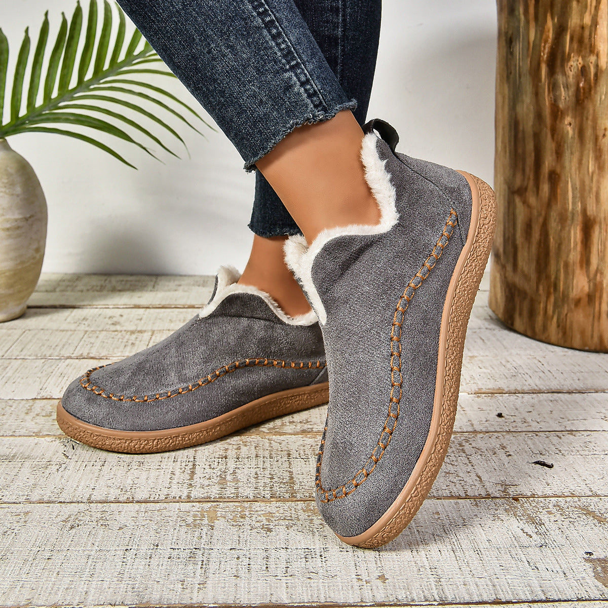 Leslie | Bottines matelassées à doublure chaude
