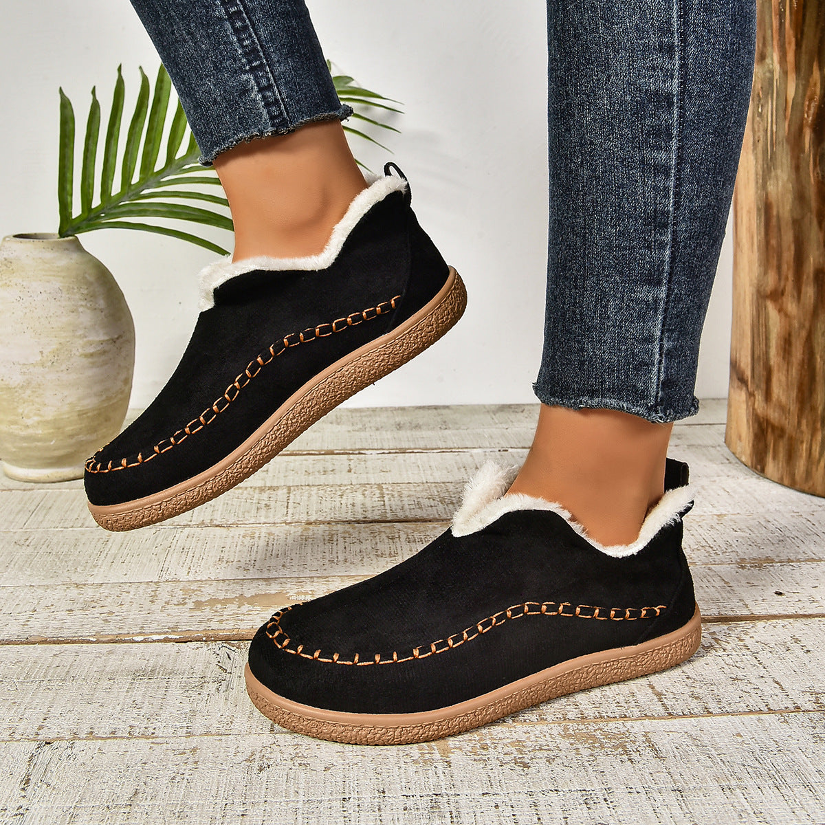 Leslie | Bottines matelassées à doublure chaude