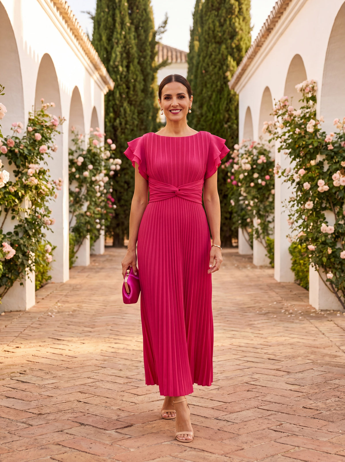 Elegante Selena-jurk van verfijnde tule - Maison Claire et Sylvie