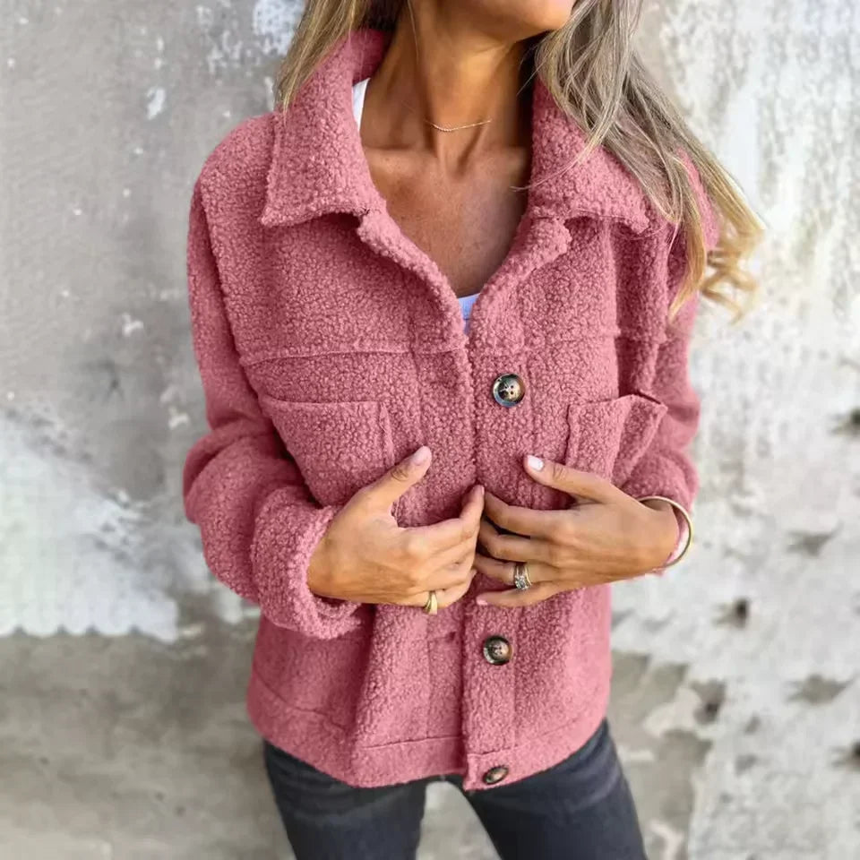 Selina - Veste en laine à texture douce