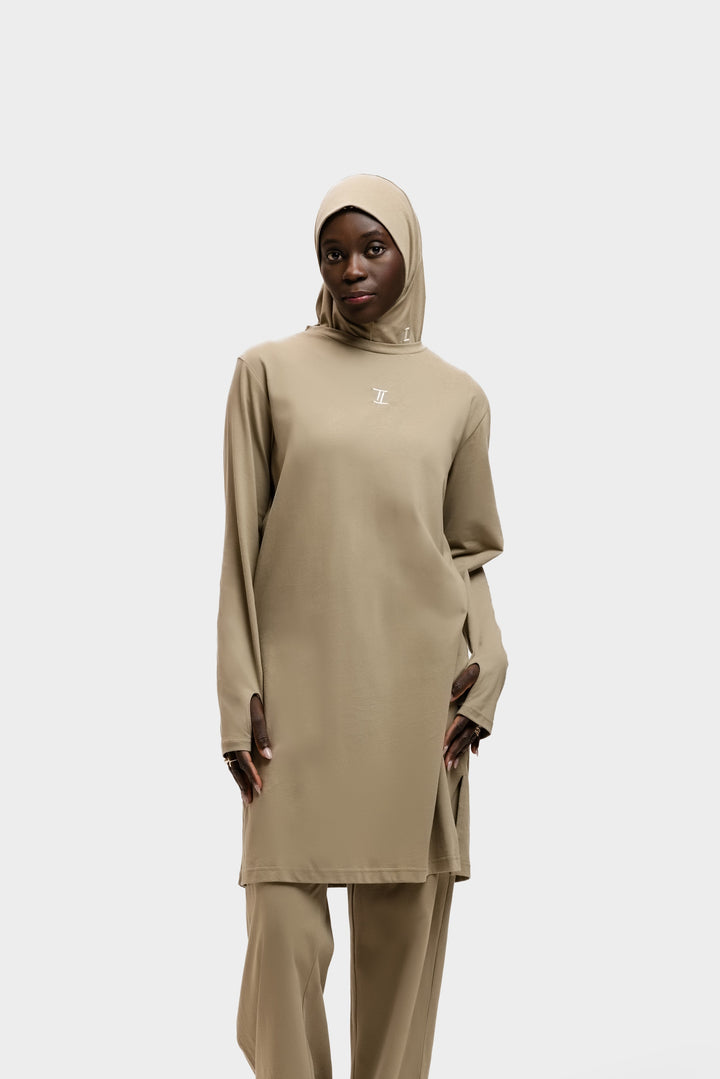 Cotton Sports Hijab Sage