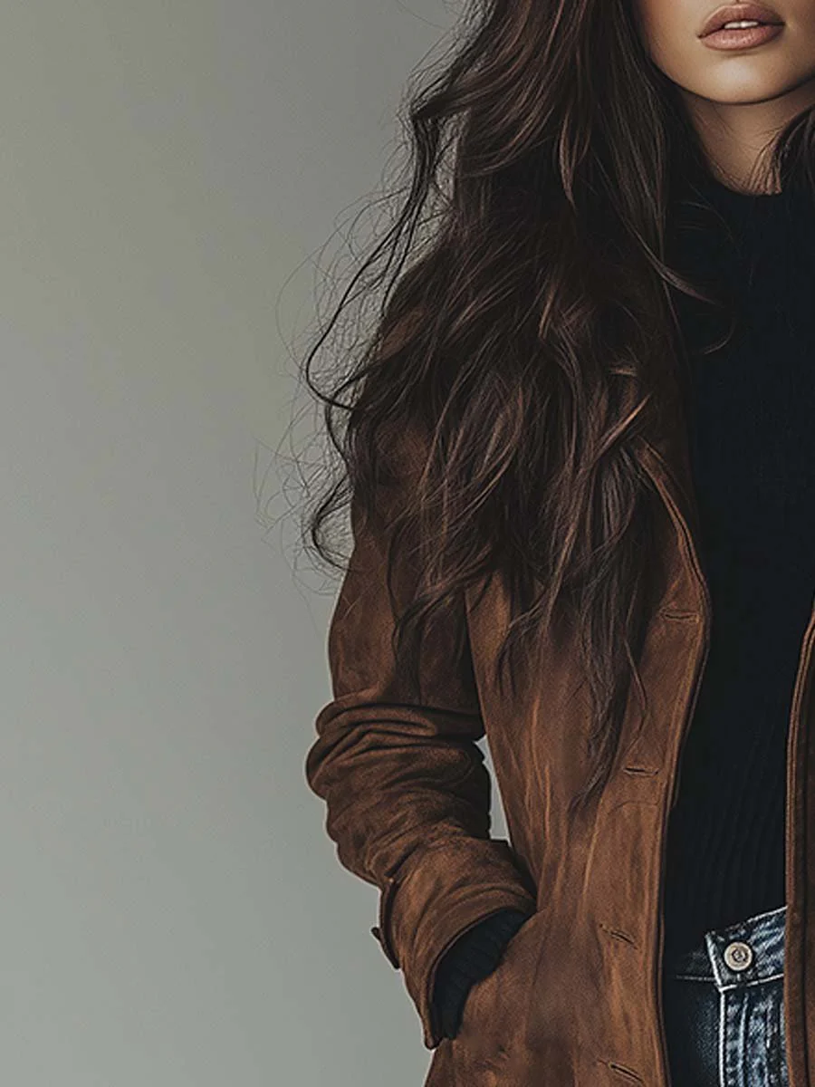 Héloïse | Trench en daim