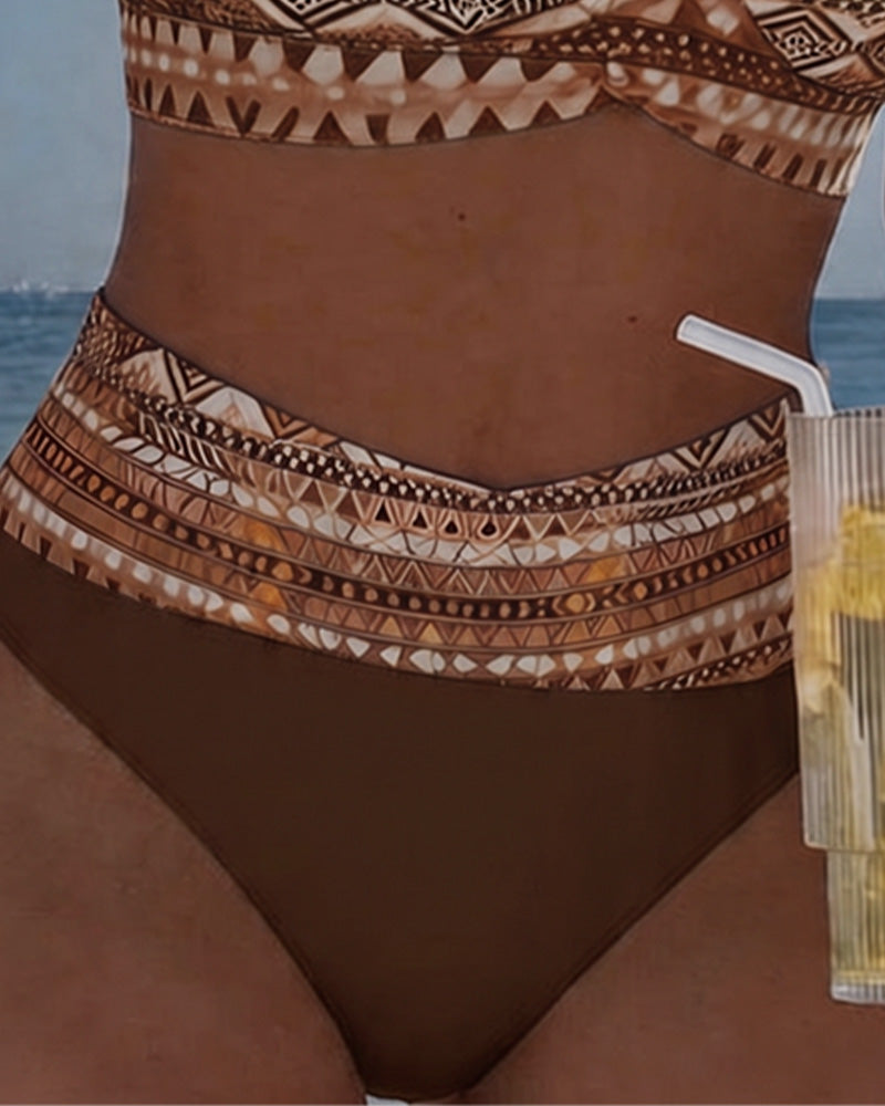 Geometrische bikini (tweedelig)