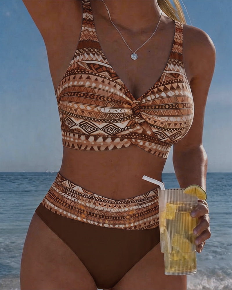 Geometrische bikini (tweedelig)