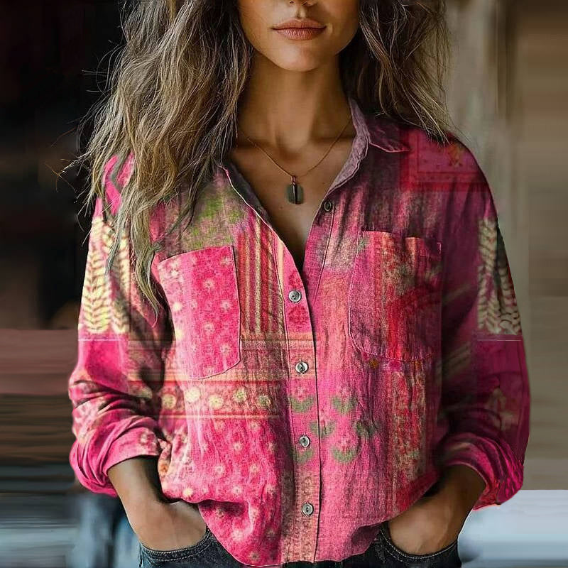 Annie | Chemisier fleuri rétro